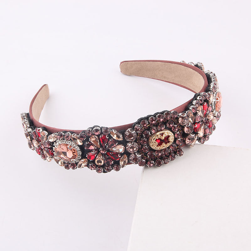 Fashion And Fully-jewelled Gorgeous Baroque Headband