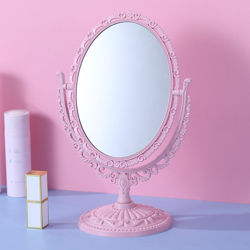 Desktop Desktop Love Double-sided Makeup Mirror
