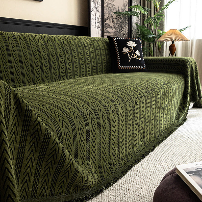 Chenille Sofa Towel Seat Cushions All-inclusive Anti-dirty Sofa Cover
