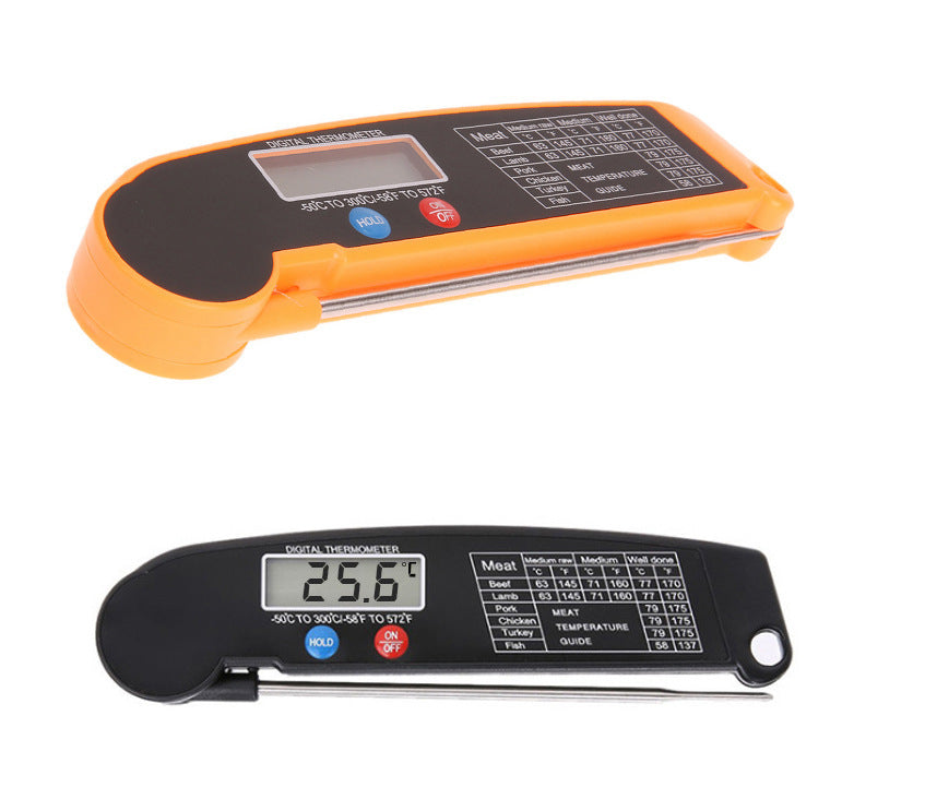 Ultra-thin Folding Barbecue Thermometer Kitchen Food
