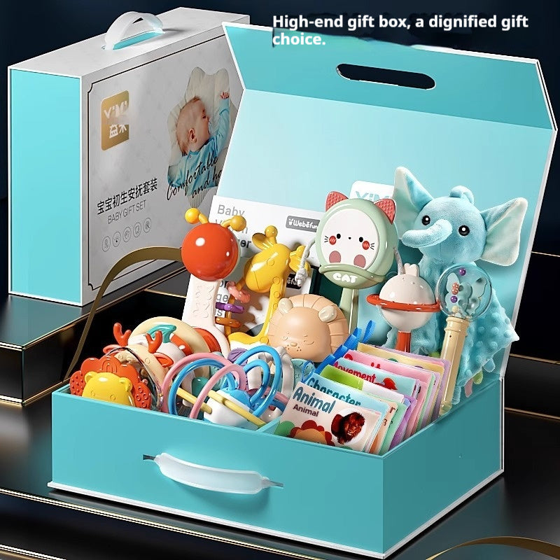 Jouet à clochette à manivelle pour bébé, coffret cadeau de naissance, cadeau d'anniversaire