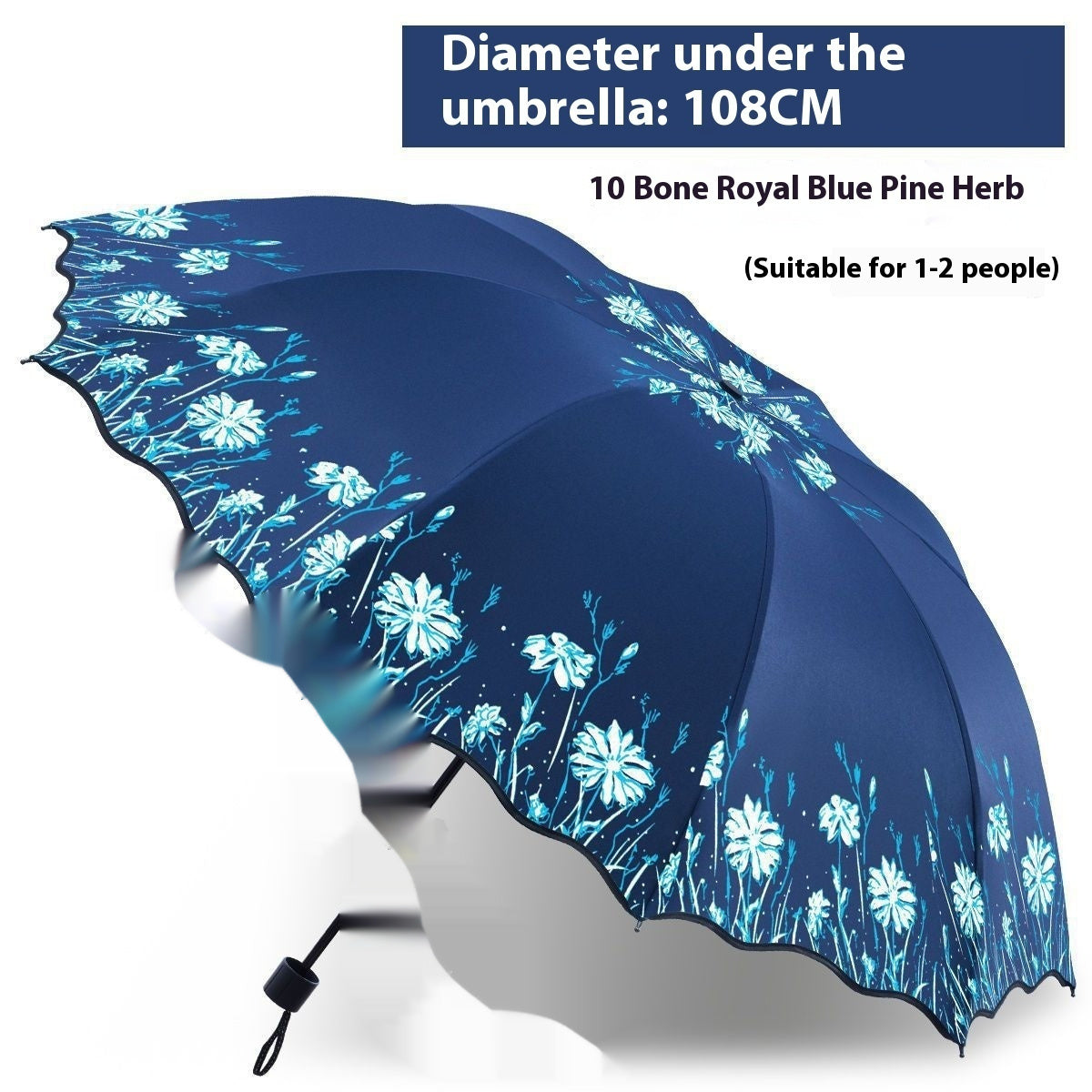 Umbrella Large Double Dual-use Folding Ten-bone Reinforced Sun Umbrella