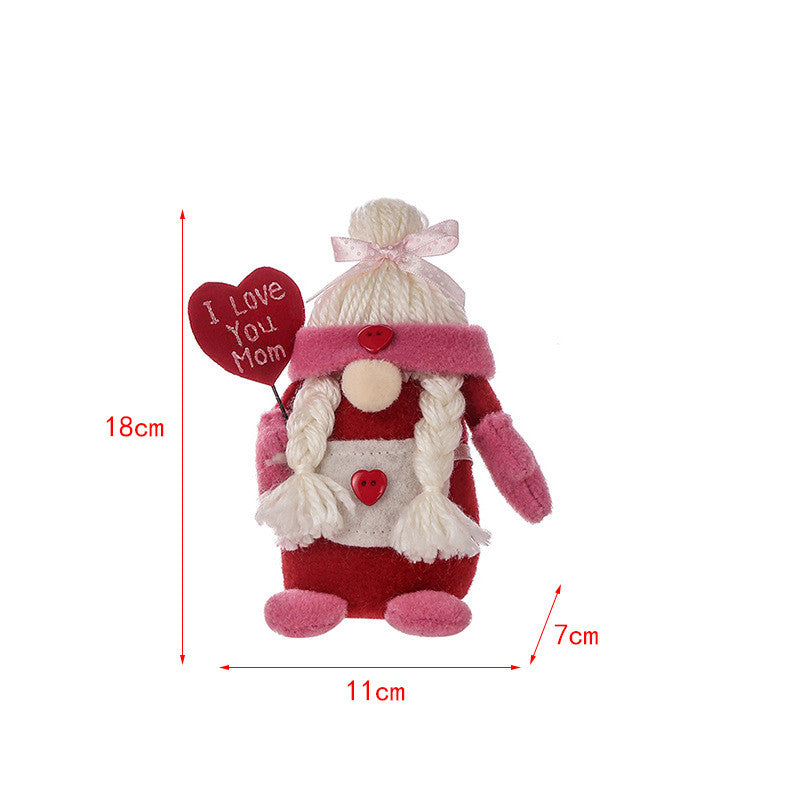 Mother's Day Cute Faceless Doll Decoration