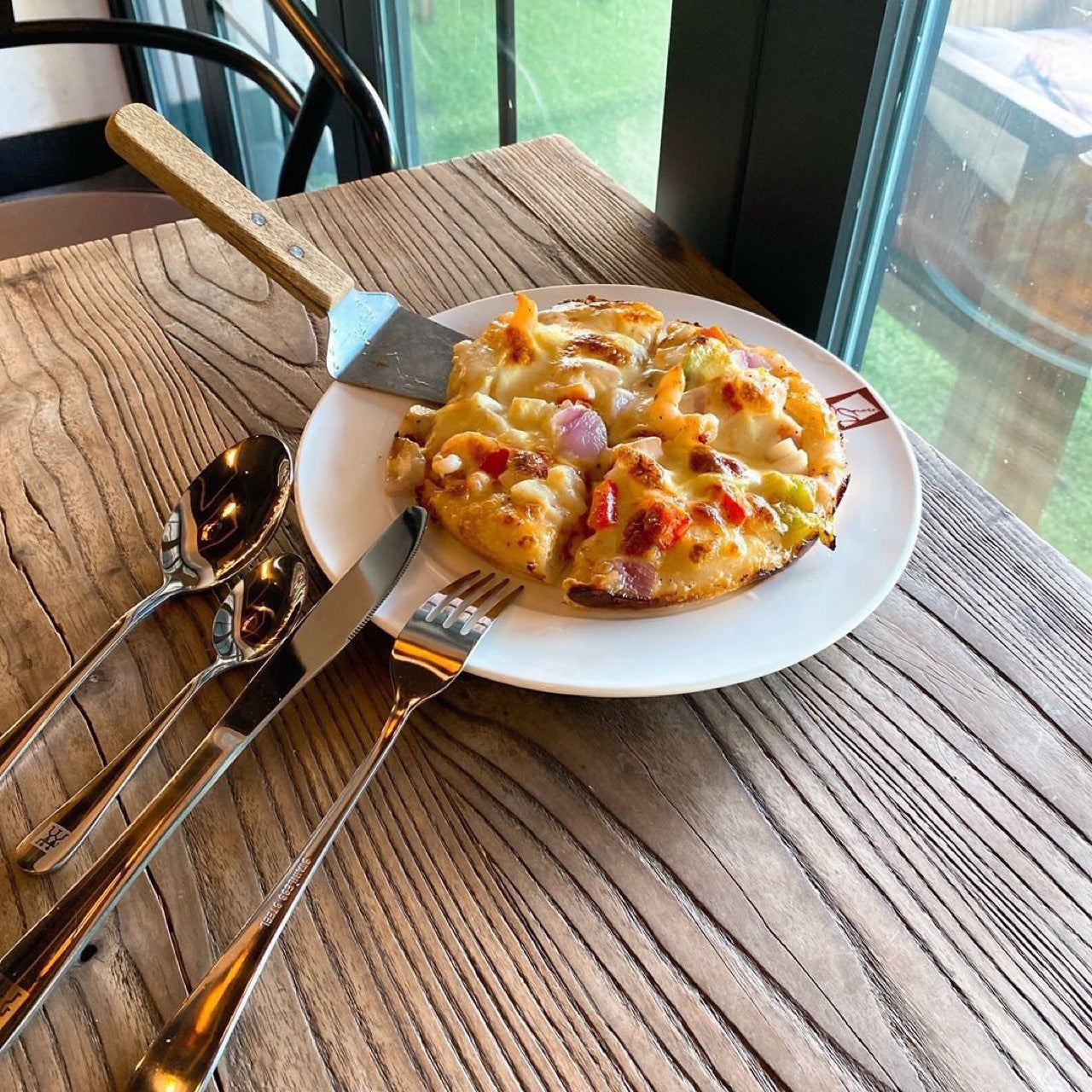 Four Piece Stainless Steel Food-grade Knife And Fork Set For Two People