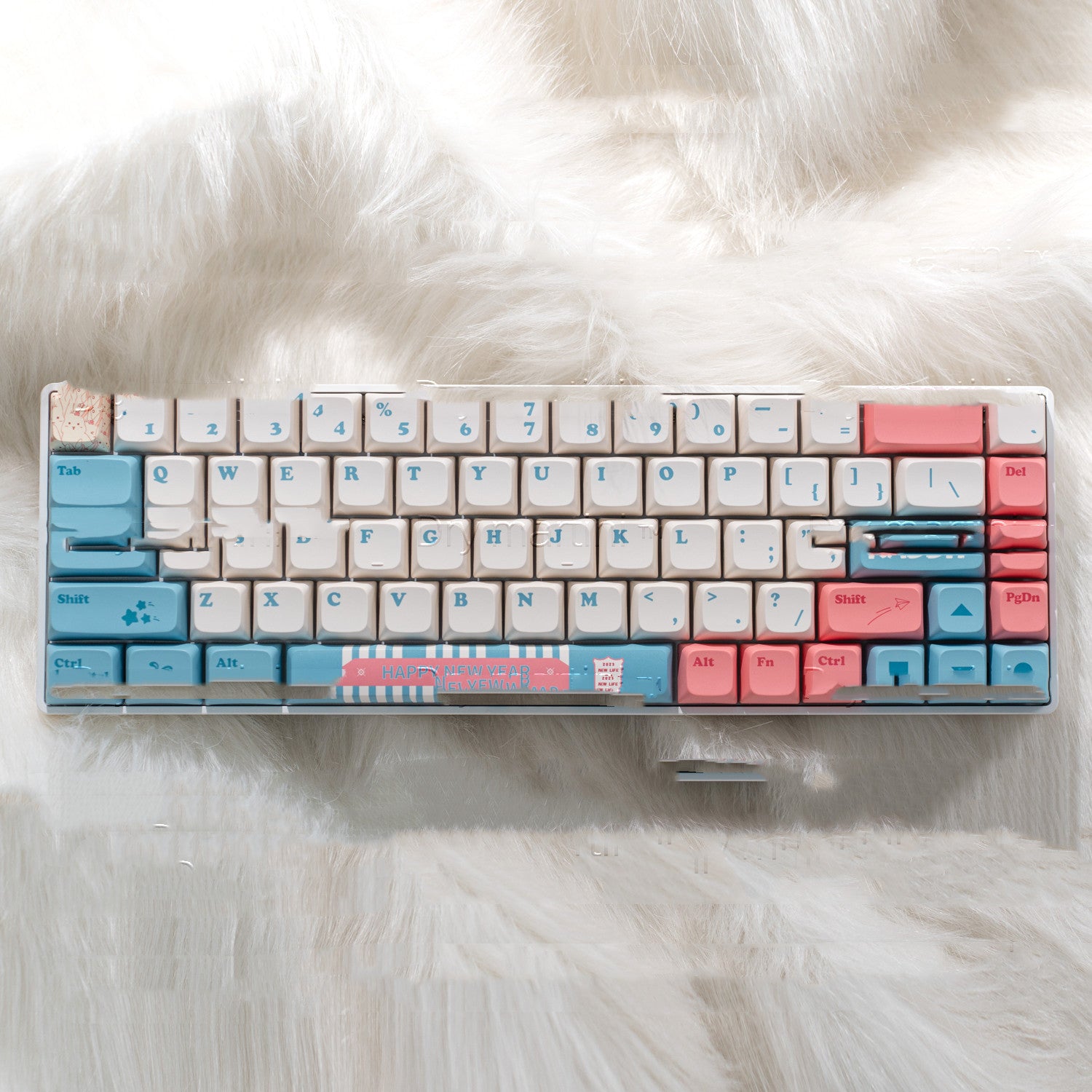 Transparent Tri-mode Kit RGB Silent Mechanical Keyboard