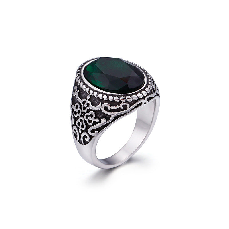 Men's Titanium Hipster Ring