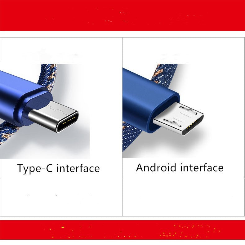 Denim data cable
