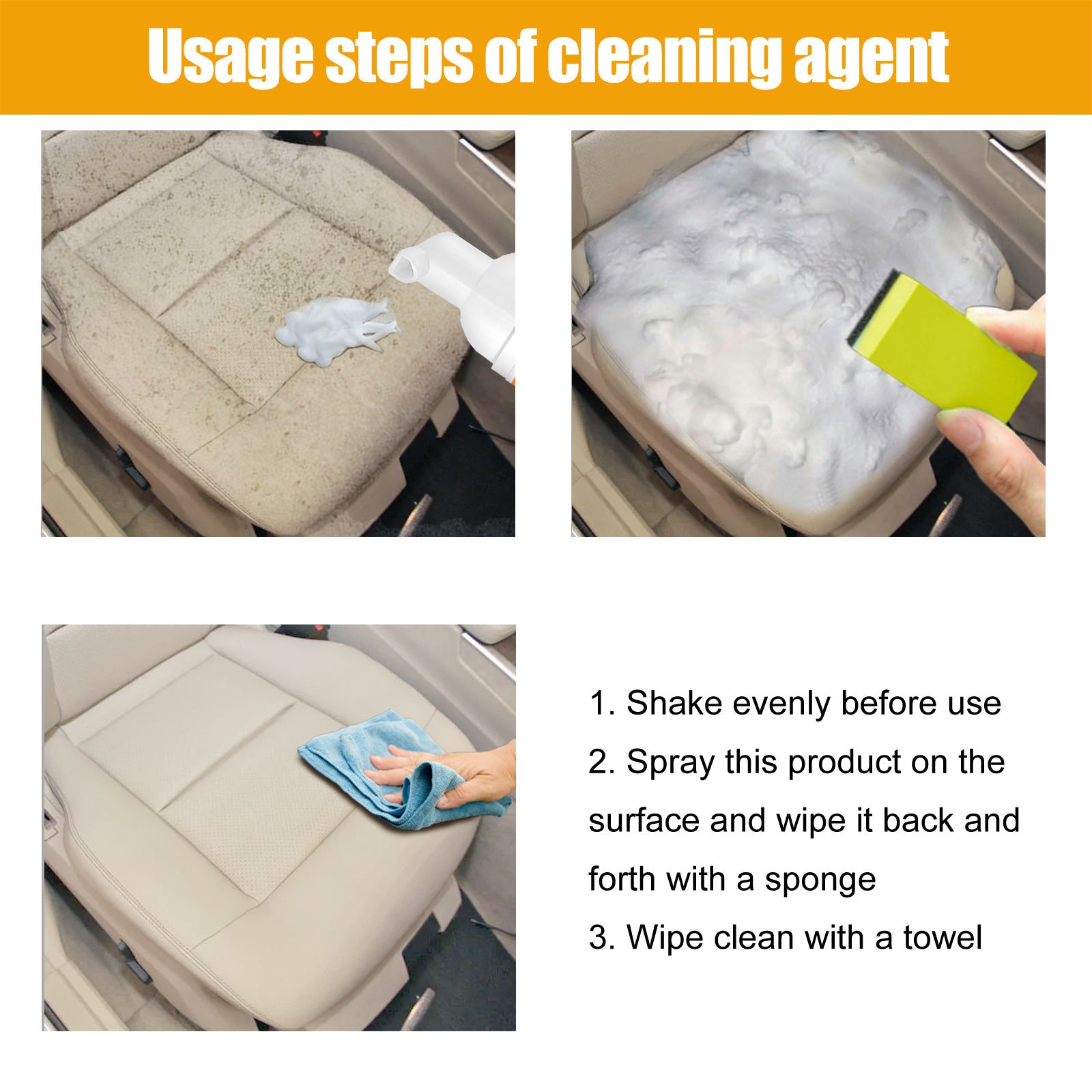 Car Multifunction Foamed Cleaner