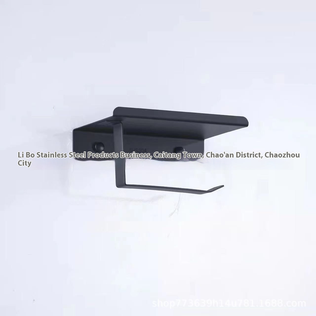 304 Stainless Steel Paper Towel Holder, Punch-free Toilet Paper Holder, Bathroom Toilet Roll Holder, Bathroom Phone Storage Rack