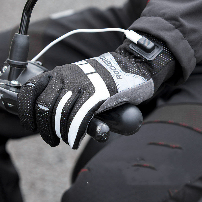 Heat And Charge Warm Touch Screen Riding Gloves