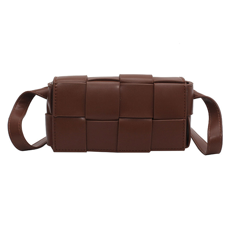 Leather Belt bag Fashion All-match Chest Bag Shoulder Messenger Small Square Bag