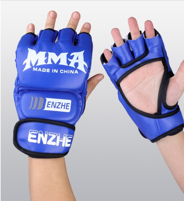 Sanda Muay Thai Half-finger Split Finger Fighting Gloves