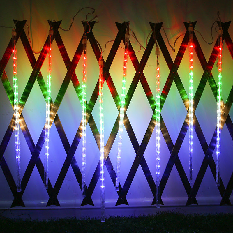 Led8 Suit Outdoor Waterproof Decorative Lights 50cm Meteor Christmas Tree Outdoor Decorative Lamp