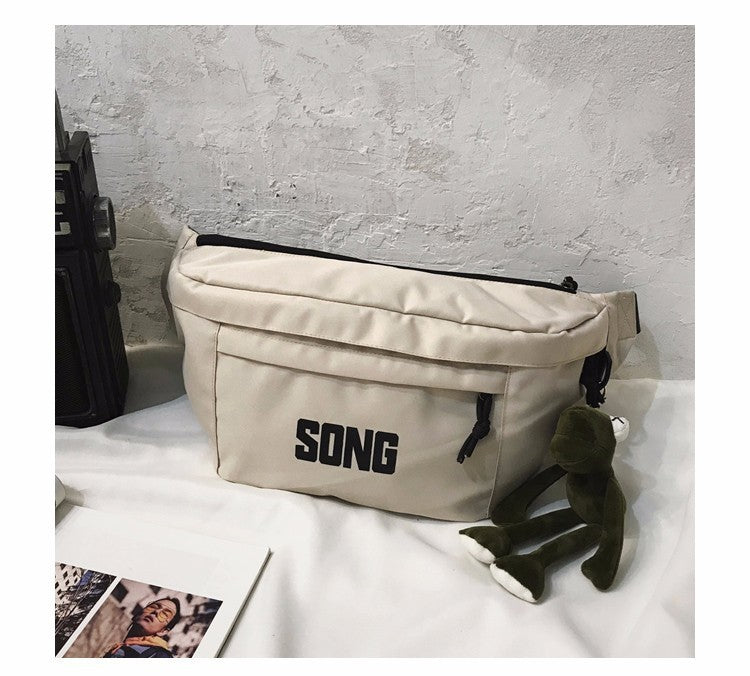 Nylon Shoulder  Large Capacity Chest Bag