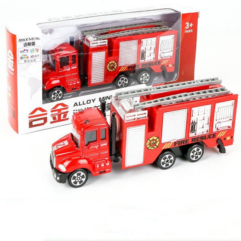 Engineering Vehicle Set Excavator Mixer Truck Children's Toys