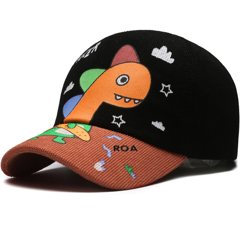 Little Dinosaur Children's Baseball Cap Cute Cartoon Color Matching