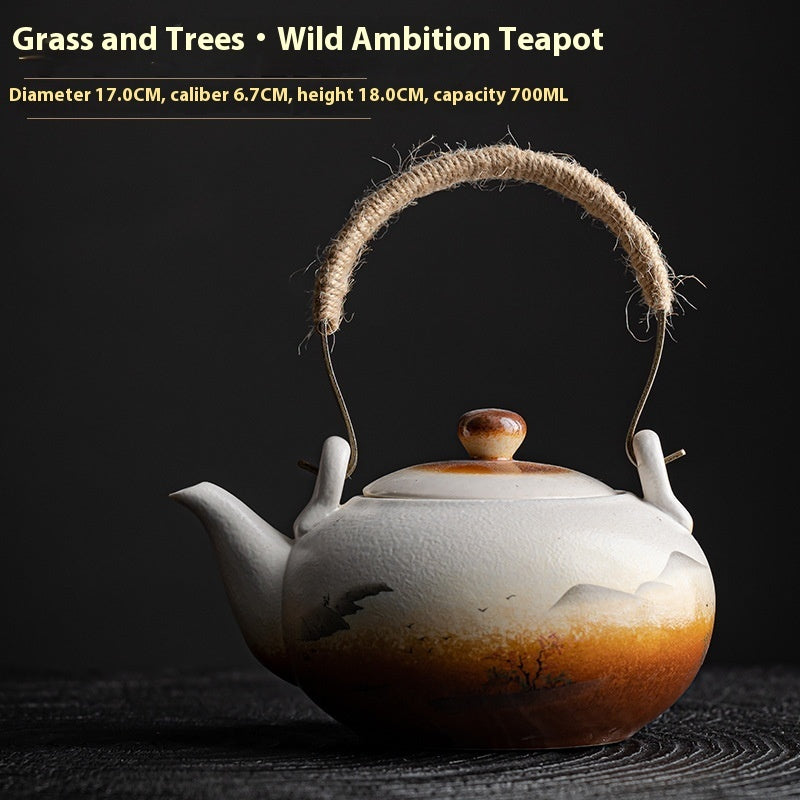 Creative Household Ceramic Large Teapot Tea Set