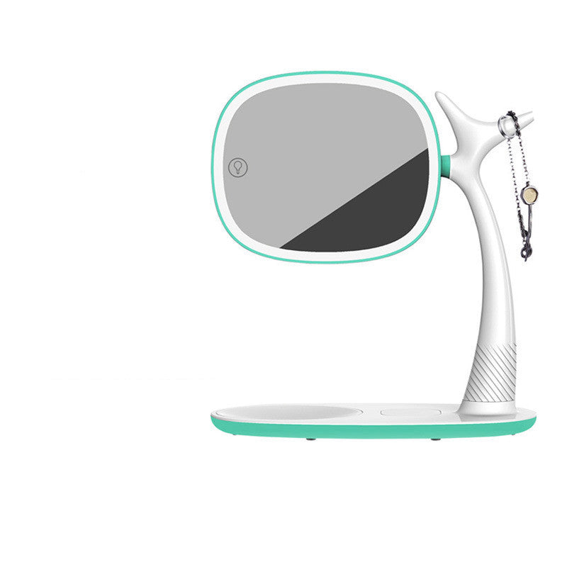 Led Light Makeup Mirror Double Sided Wireless Intelligence