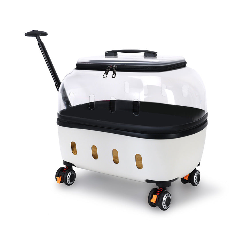 Cat Bag Pet Trolley Bag Go Out Dog Transparent
