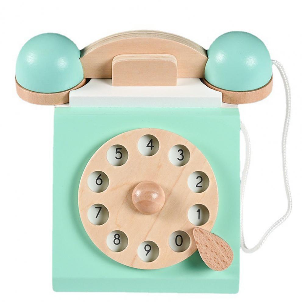 Boys And Girls Simulation Vintage Telephone Landline Play House Toy Set