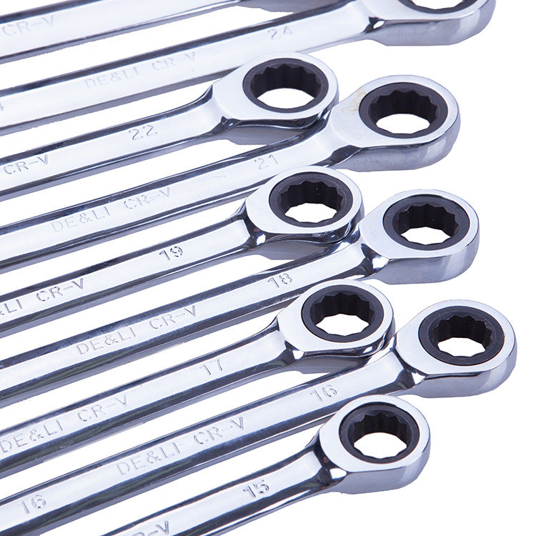 Ratchet Dual-purpose Wrench Two-way Fast Dual-purpose Auto Repair Tools