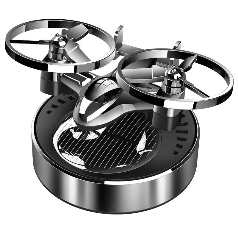 Car Air Freshener, Solar-powered Airplane Fragrance, Rotating Car-mounted