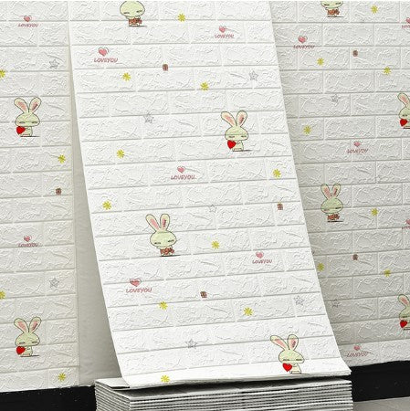 Wallpaper Self Adhesive Bedroom Brick Background Wall Decoration Three-dimensional