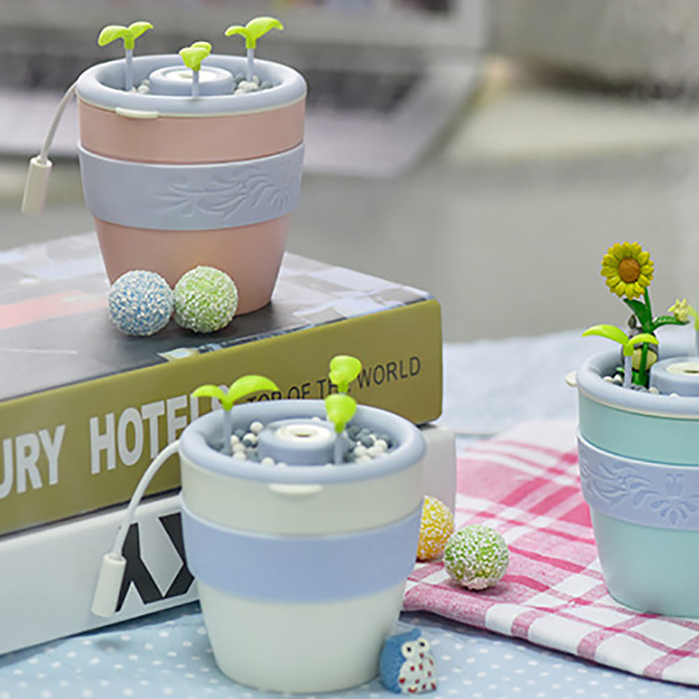Mini USB negative ion potted air humidifier