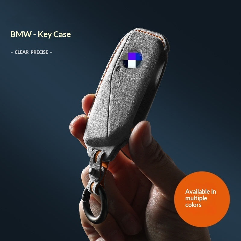 Car suede three-dimensional key bag