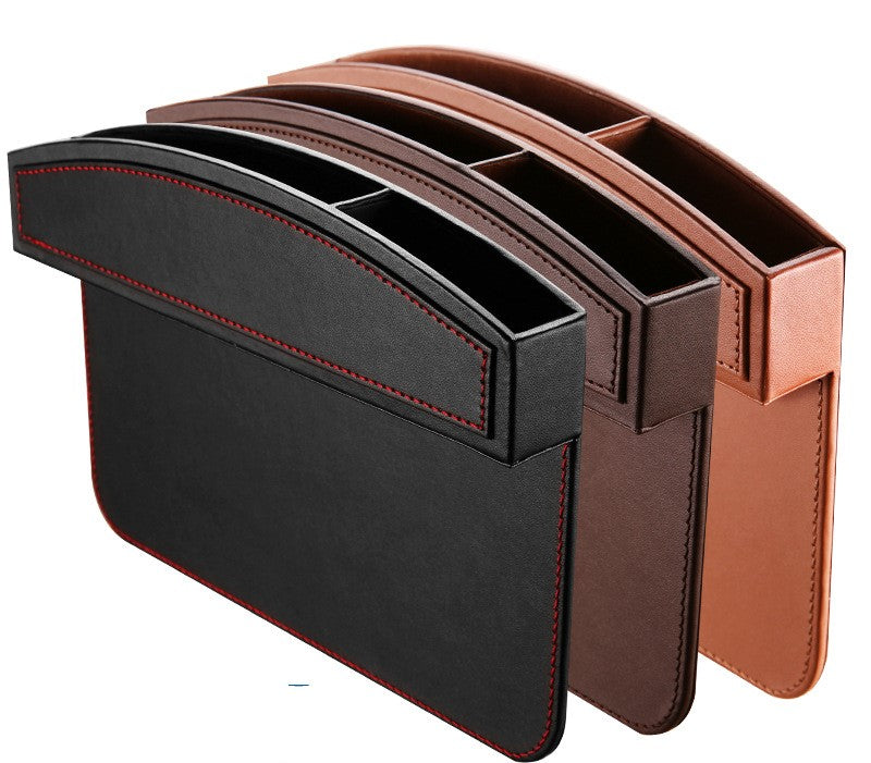 Car seat slot leak proof mobile phone storage box