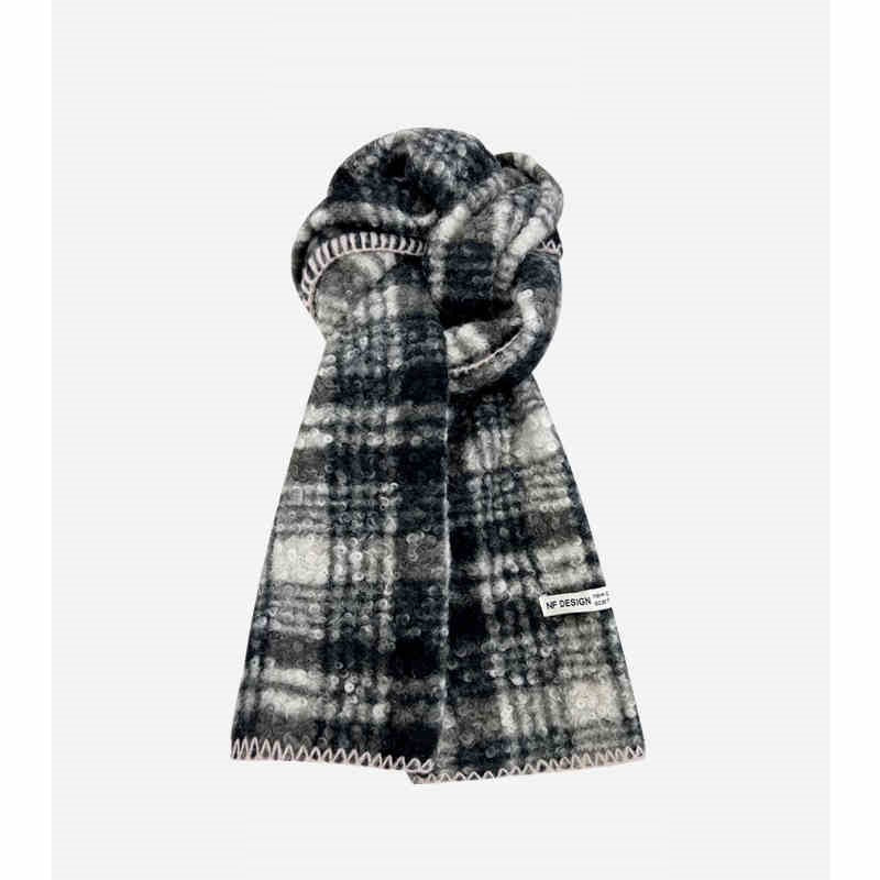 Autumn And Winter Warm Temperament Wild Atmosphere Couple Scarf