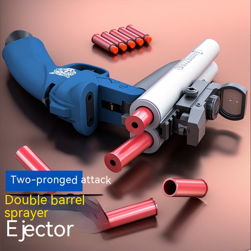 Double-tube Spray Shell Soft Bullet Gun Boy Toy Gun