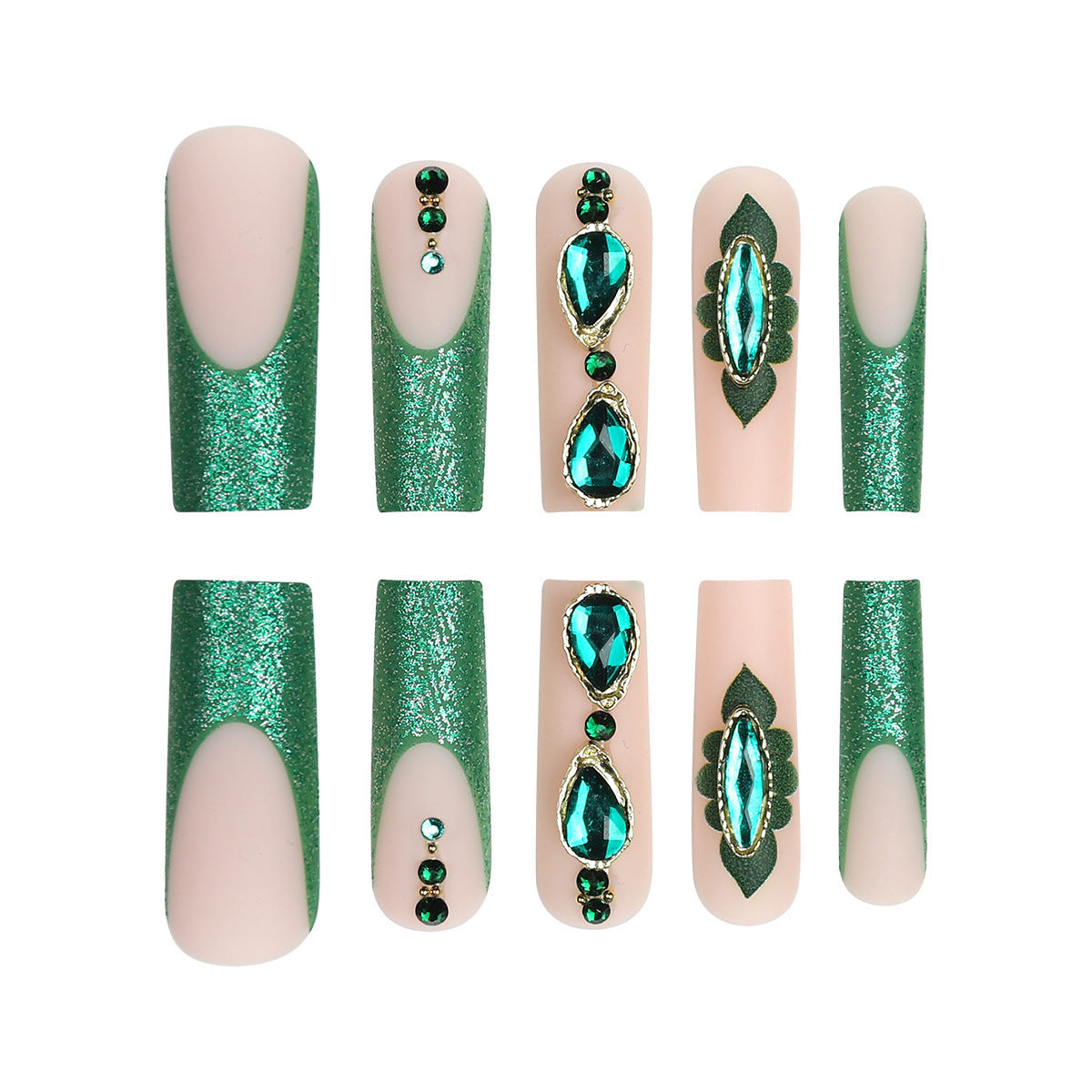 Gemstone Green French Wear Armor Popular Detachable