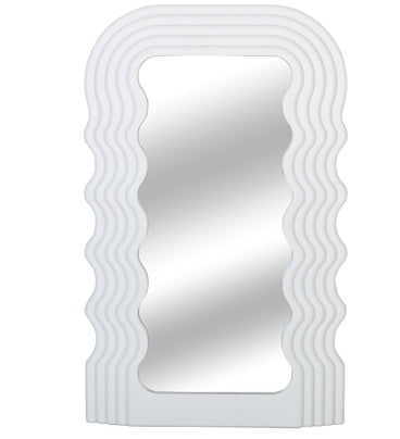 Medieval Memphis Wave Mirror Desktop Makeup Mirror