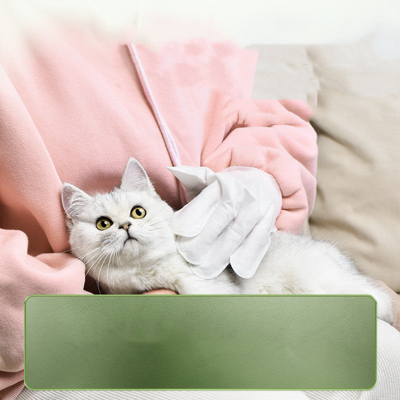 Pet Cat Dog Dry Cleaning Gloves