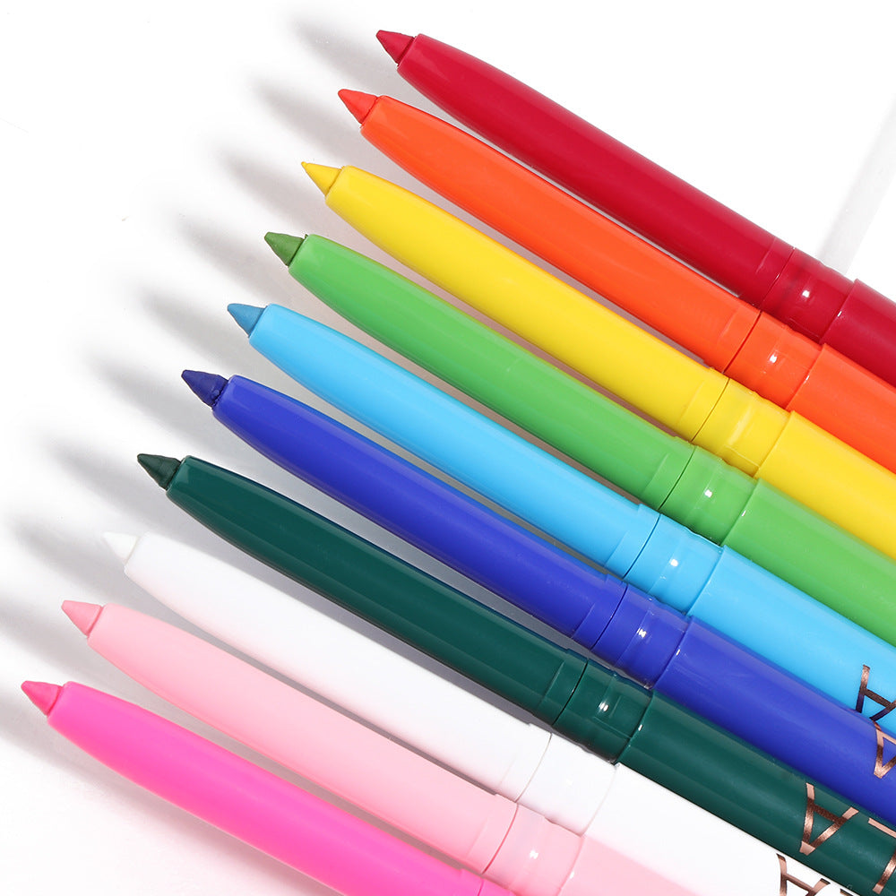 Ladies Fashion Personality 18 Color Eyeliner Set