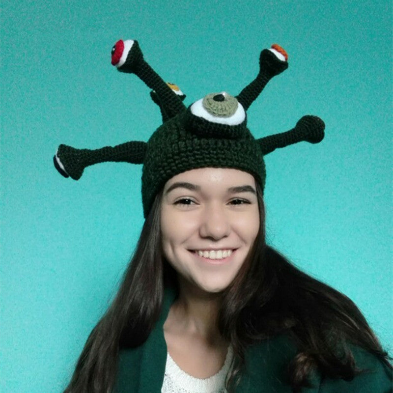 Octopus knitted hat