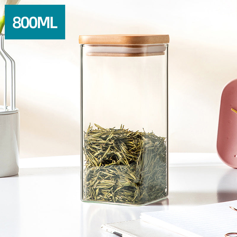 Glass Storage Jar Sealed Tea Dried Fruit