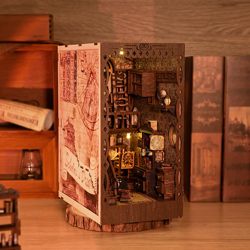 Handmade DIY Bookstand Assembled Miniature Model Ideas