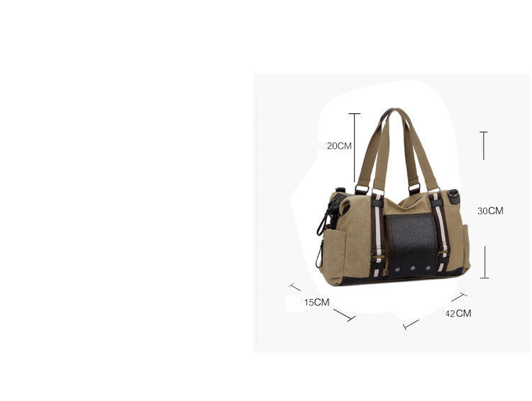 Men's Canvas Bag Retro Large Capacity