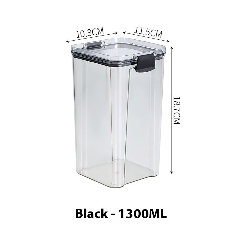 Boîte de rangement de cuisine scellée, en plastique, pour produits secs, réservoir de stockage alimentaire