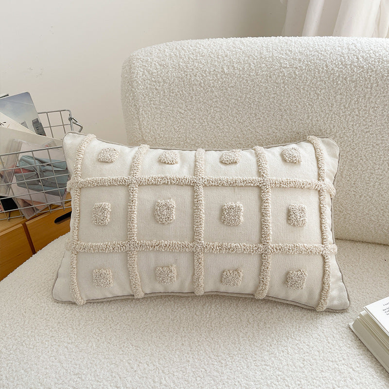 Modern Simple Embroidery Towel  Pillowcsae