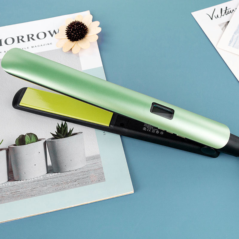 Hair Straightener With Electric Heating LED Display Hair Straightener