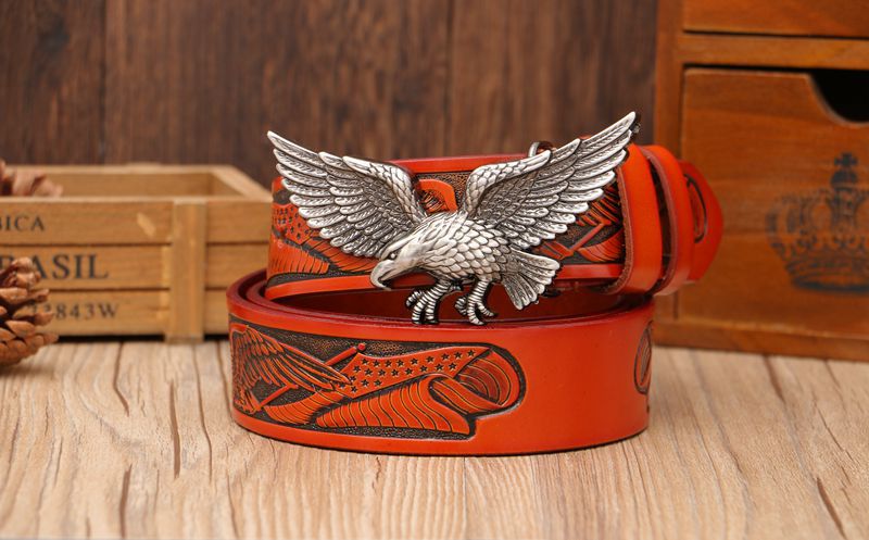 New Men's Top Leather Belt