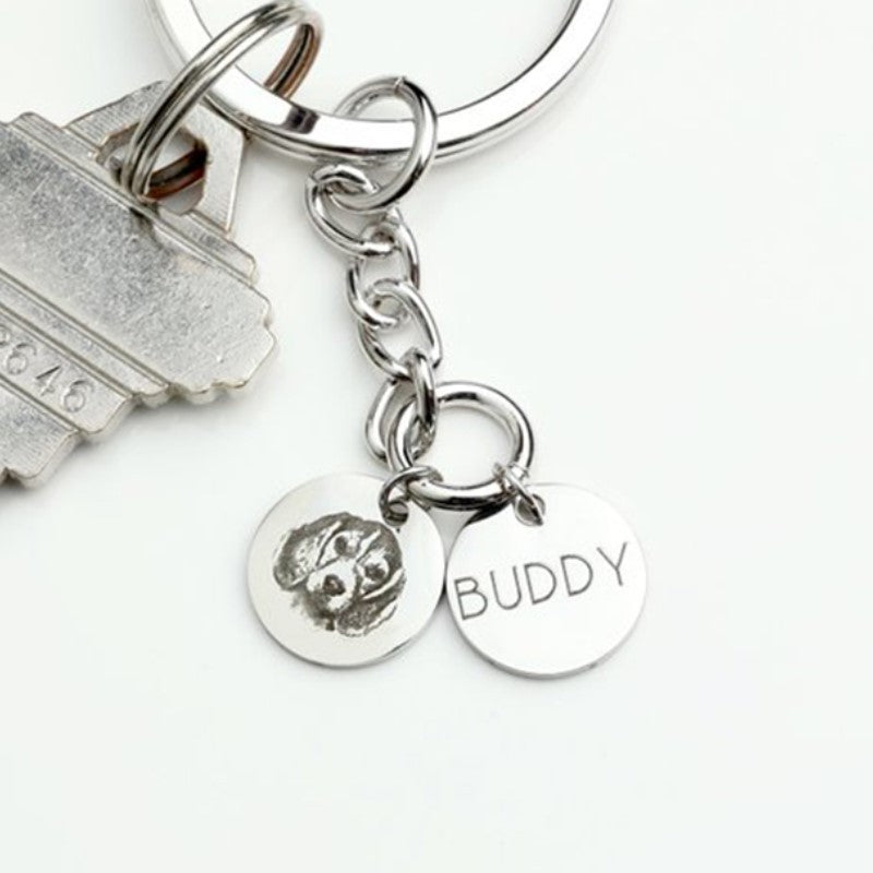 New Pet Photo Customized Souvenir Keychain