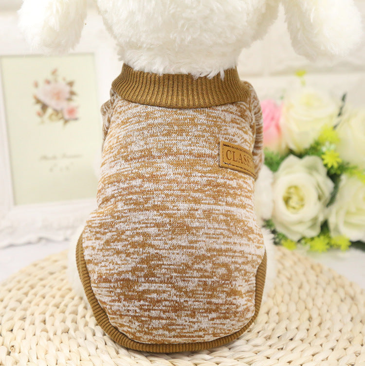 Autumn And Winter Pet Fashion Knitwear Hoodie