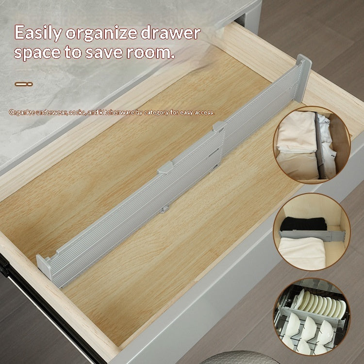 Drawer Organizer For Kitchen Cutlery Divided Compartments