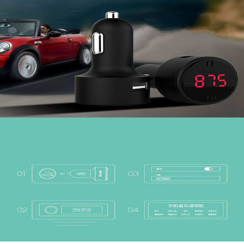 Hands-Free Phone Car Cigarette Lighter USB Car Charger
