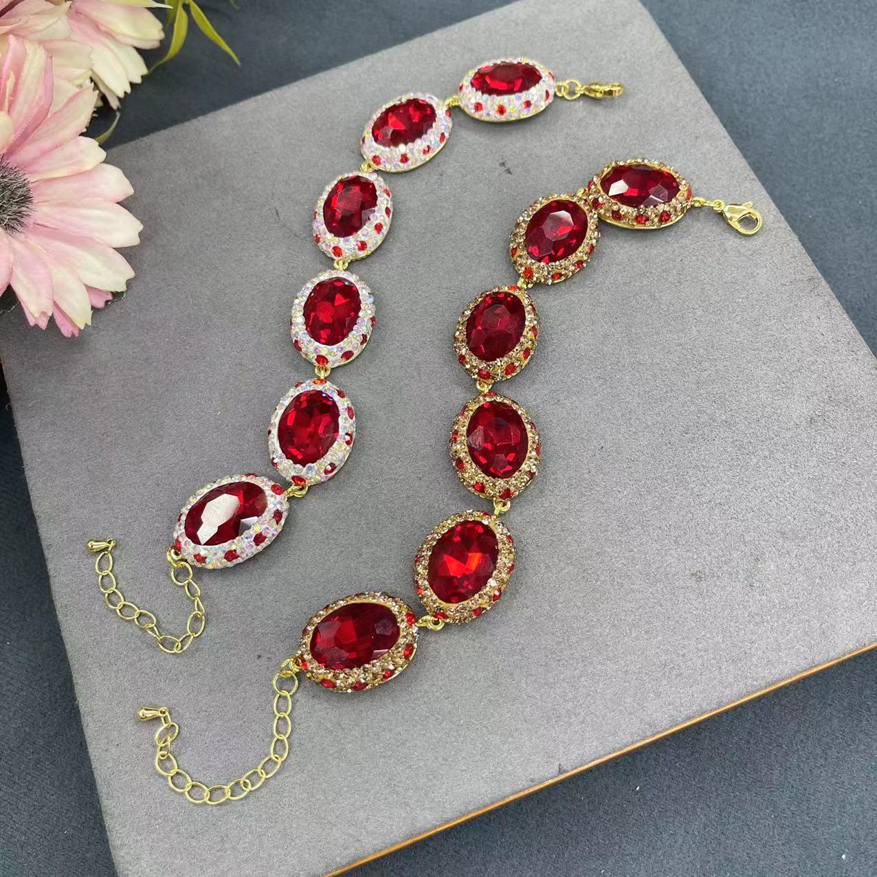 Crystal Bracelet Fashion Trending Inlaid With Full Diamond