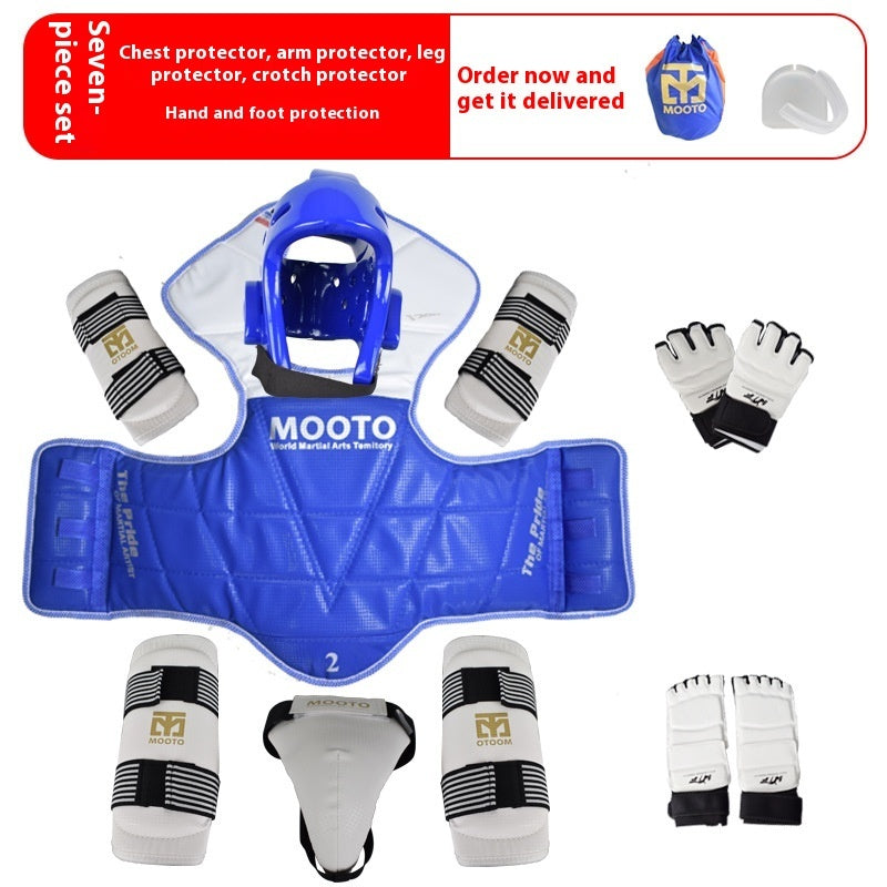 Taekwondo Protective Gear Thickened Combat Equipment Complete Set